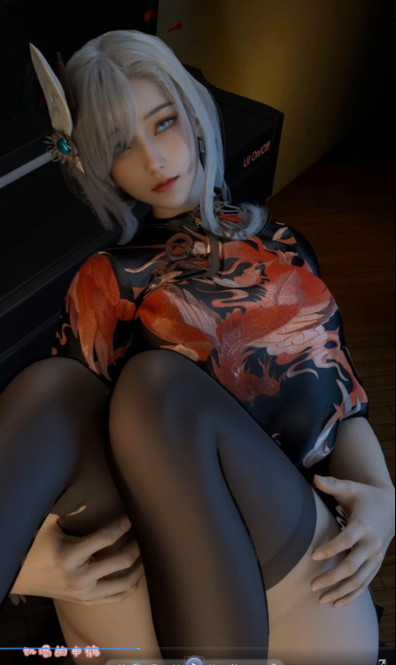 国漫视频-红色旗袍申鹤-异梦资源站